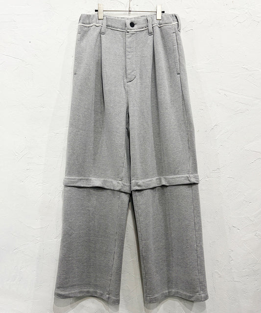 CURRENTAGE - DETACHABLE SWEAT PANTS GREY