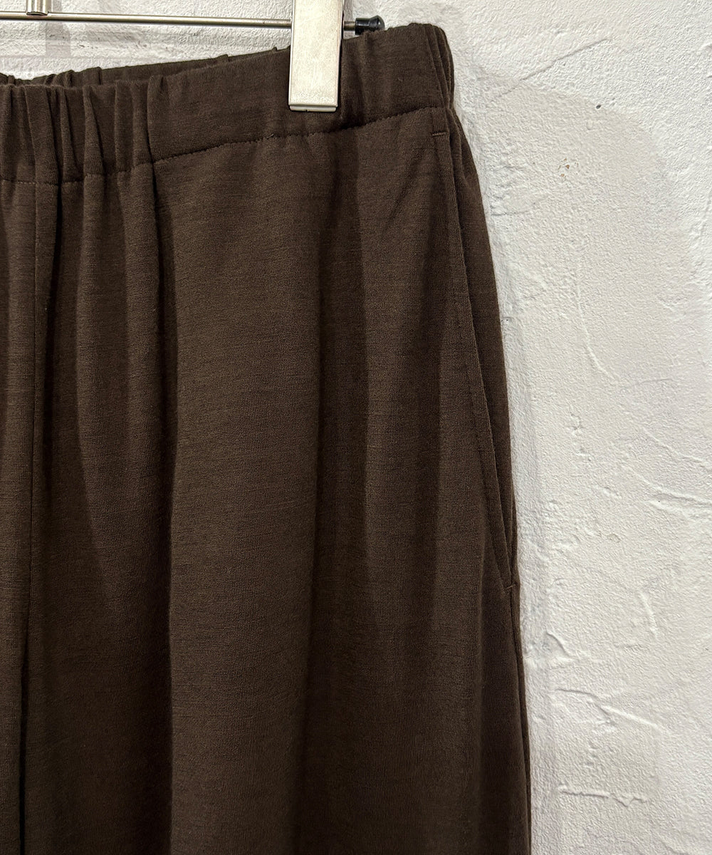 ANDER - MERINO SLEEPY PANTS / DK BROWN