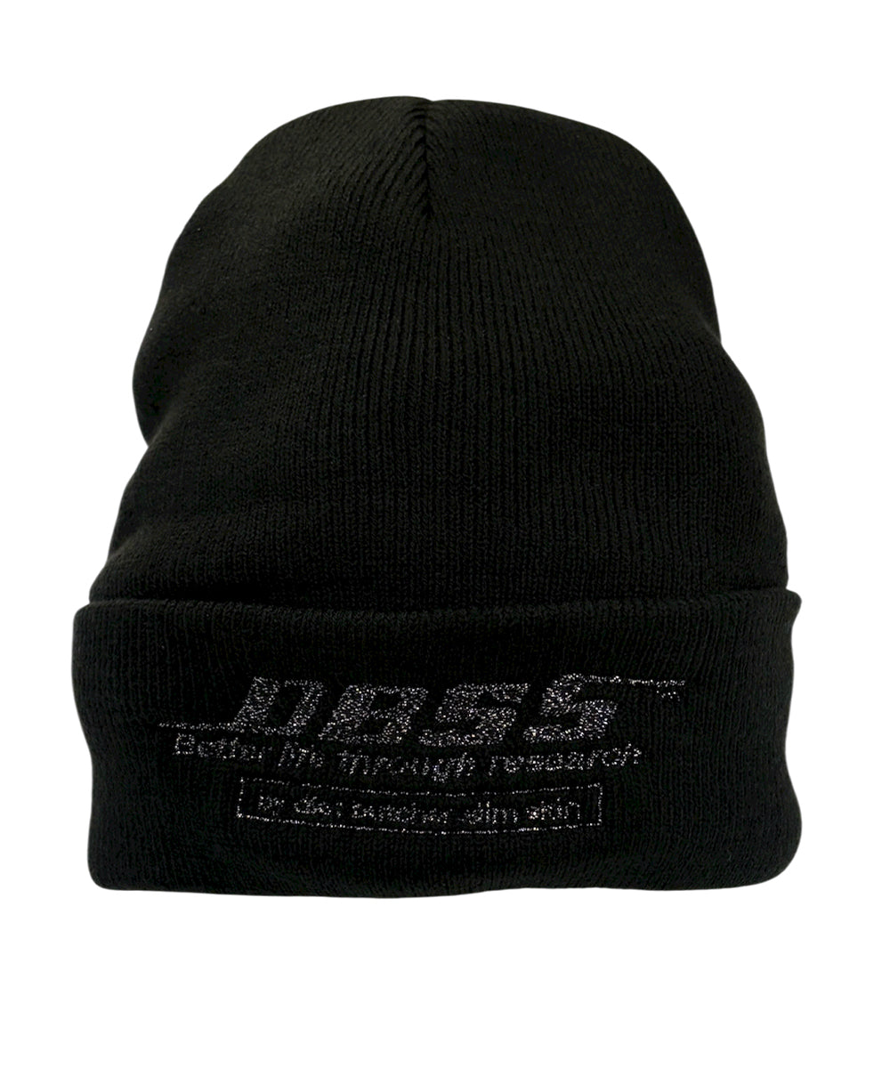 DIET BUTCHER SLIM SKIN - KNIT CAP / BLACK GLITTER ONLINE STORE PAGE | ダイエットブッチャー スリムスキン ニットキャップ / ブラック グリッター オンラインストアページ 商品画像