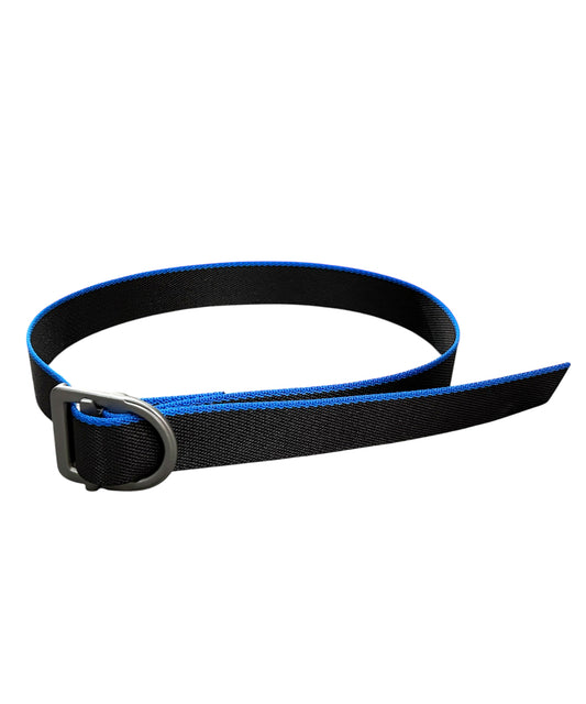 BISON DESIGNS - 38MM - LAST CHANCE™ LIGHT DUTY BLACK BUCKLE / BLACK/COBALT  ONLINE STORE PAGE | バイソンデザインズ - 38ミリ-ラストチャンス ライトデューティー ブラックバックル / ブラック/コバルト オンライン ストア ページ 商品画像