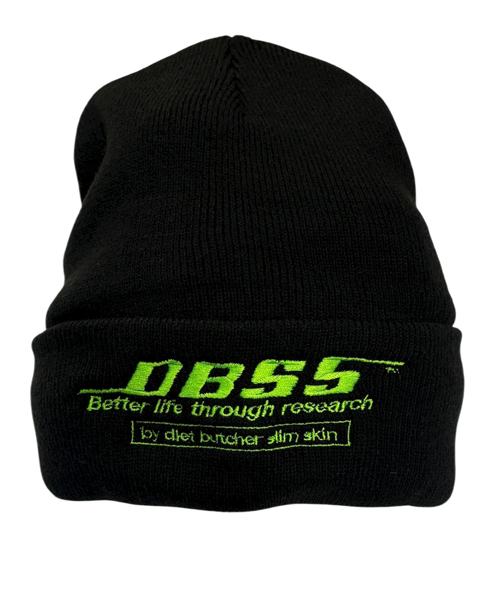 DIET BUTCHER SLIM SKIN - KNIT CAP / FLUORESCENT GREEN ONLINE STORE PAGE | ダイエットブッチャー スリムスキン ニットキャップ / フローレッセントグリーン オンラインストアページ 商品画像