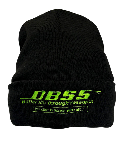 DIET BUTCHER SLIM SKIN - KNIT CAP / FLUORESCENT GREEN ONLINE STORE PAGE | ダイエットブッチャー スリムスキン ニットキャップ / フローレッセントグリーン オンラインストアページ 商品画像