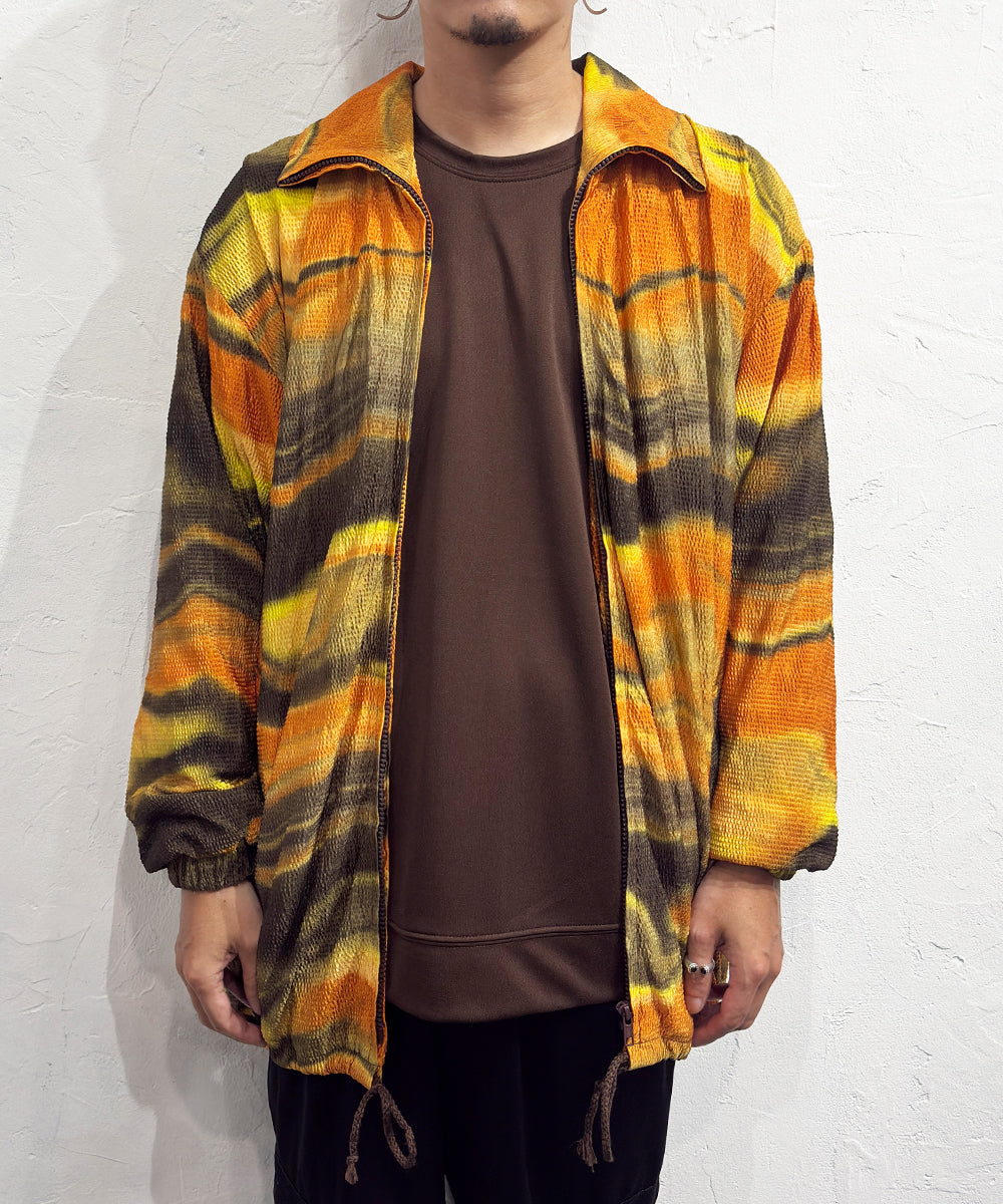 VINTAGE - MARBLE BORDER ZIP BLOUSON