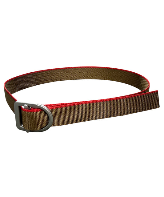 BISON DESIGNS - 38MM - LAST CHANCE™ LIGHT DUTY BLACK BUCKLE / COYOTE/RED ONLINE STORE PAGE | バイソンデザインズ - 38ミリ - ラストチャンス ライトデューティー ブラックバックル / コヨーテ/レッド  オンラインストア ページ 商品画像