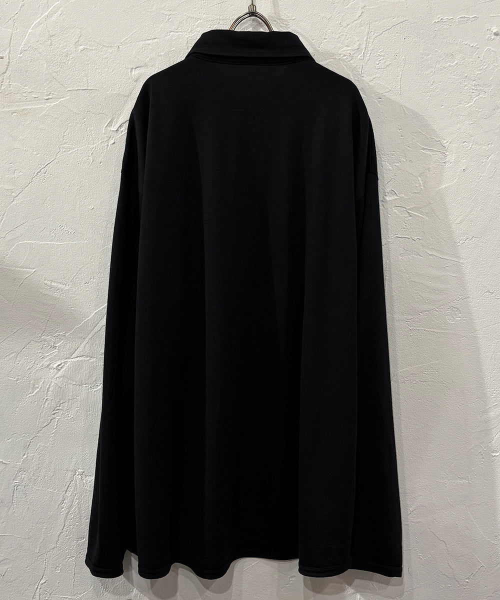 ANDER - MERINO SHIRT / BLACK