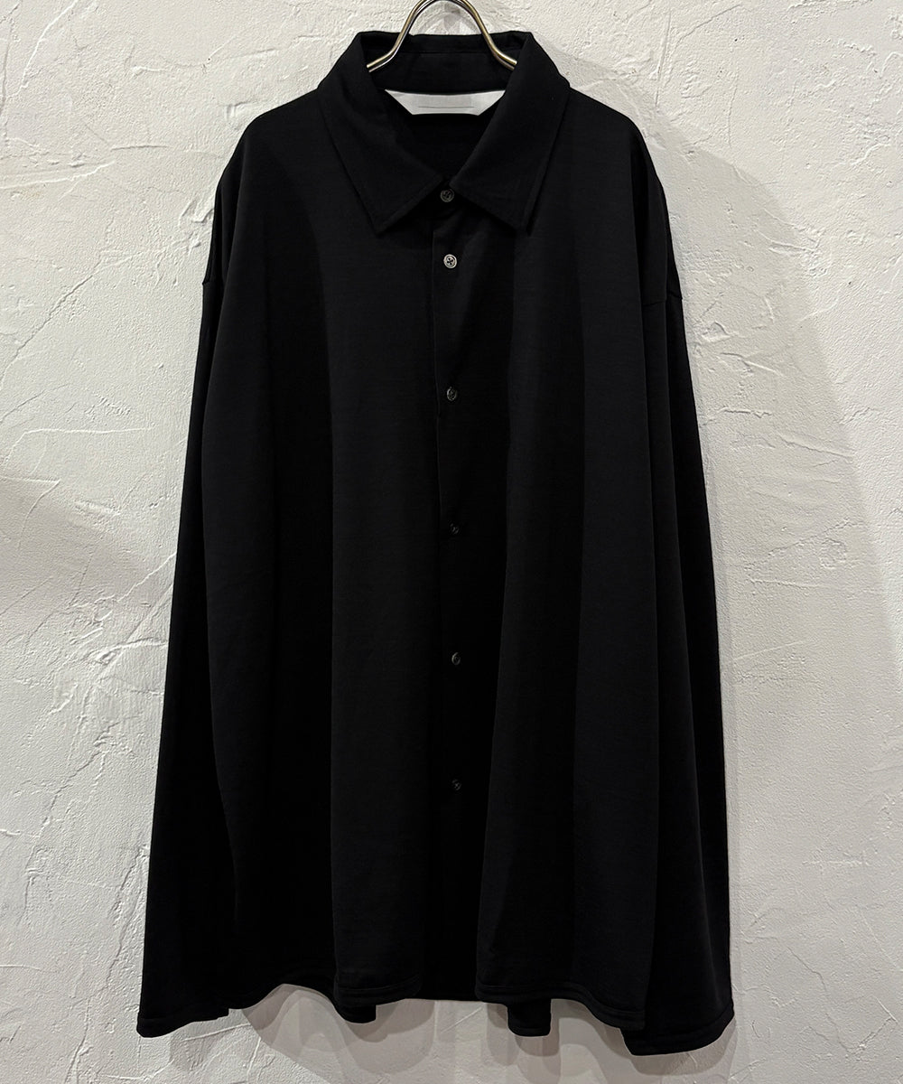 ANDER - MERINO SHIRT / BLACK