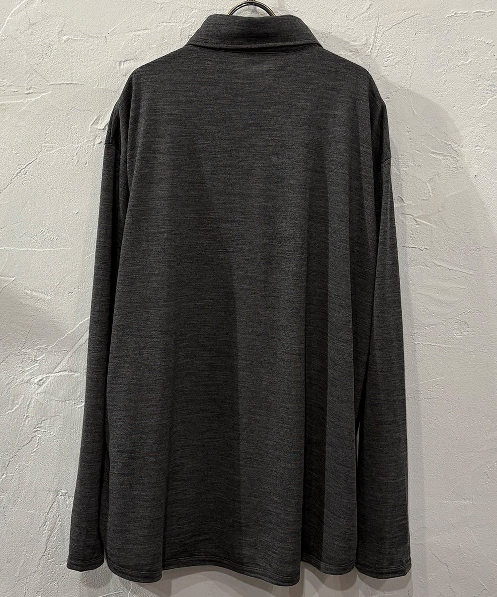 ANDER - MERINO SHIRT / MID GREY