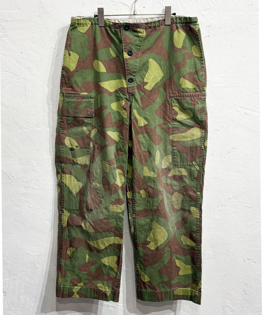 VINTAGE - FINNISH ARMY M62 LEAF CAMO PANTS