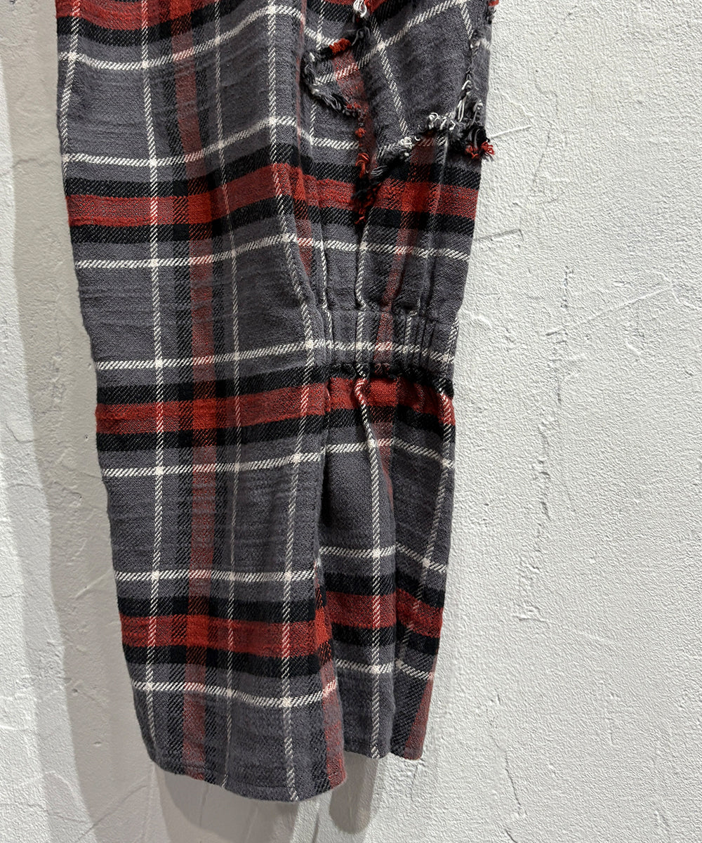 NAM - BELLOWS HEAVY FLANNEL PANTS - STAR / GRAY ONLINE STORE PAGE | ナム - ベローズ ヘビー フランネル パンツ - スター / グレー オンライン ストア ページ 商品画像