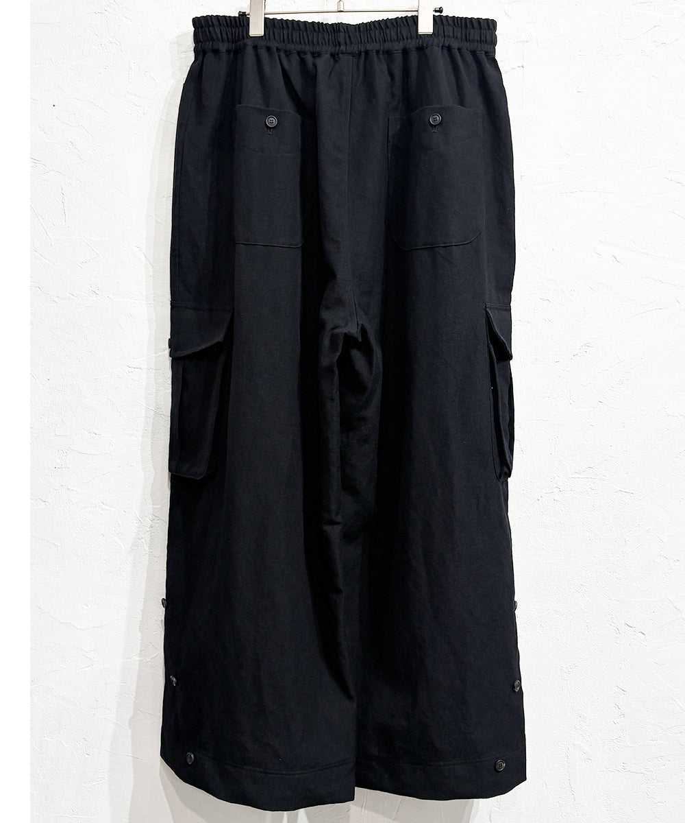 O PROJECT - CARGO TROUSER / BLACK  ONLINE STORE PAGE | オー プロジェクト - カーゴ トラウザー / ダーク ブラック / ブラック オンライン ストア ページ 商品画像
