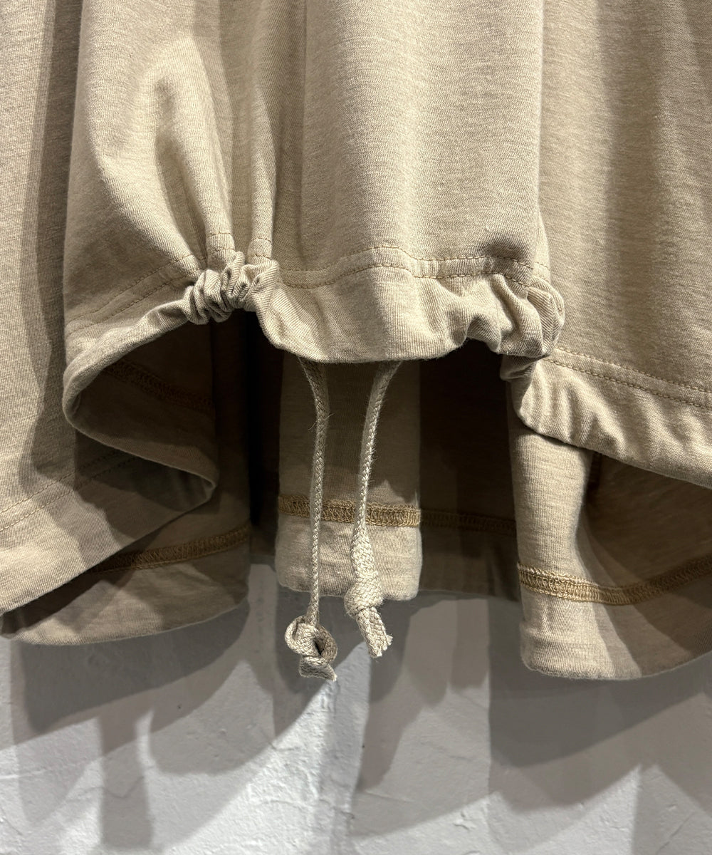 O PROJECT - LONG SLEEVE BALLOON TEE / ASH SAND ONLINE STORE PAGE | オー プロジェクト - ロングスリーブ バルーン ティー / アッシュ サンド オンライン ストア ページ 商品画像