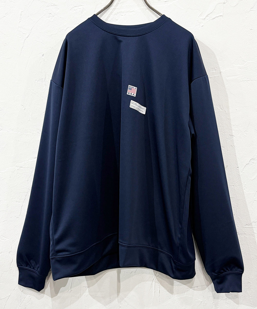SMOKE T ONE - D-SPORTS SWEATSHIRTS / NAVY  ONLINE STORE PAGE | スモークトーン - ディースポーツ スウェットシャツ / ネイビー  オンライン ストア ページ 商品画像