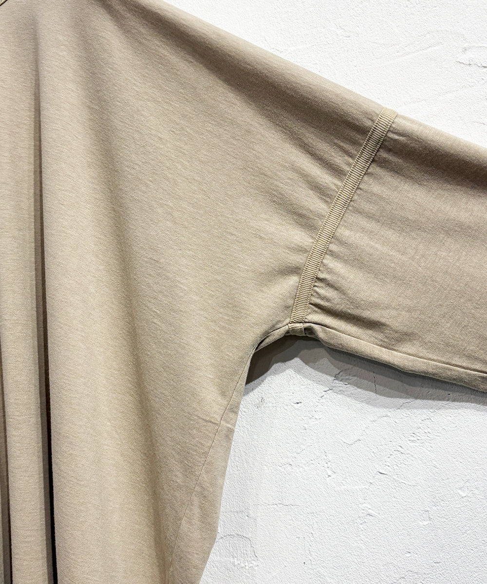 O PROJECT - LONG SLEEVE BALLOON TEE / ASH SAND ONLINE STORE PAGE | オー プロジェクト - ロングスリーブ バルーン ティー / アッシュ サンド オンライン ストア ページ 商品画像