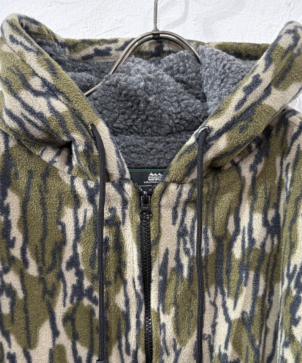 WORLD FAMOUS SPORTS - HOODED SHERPA FLEECE JACKET / BOTTO MLAND ONLINE STORE PAGE | ワールド フェイマス スポーツ - フーデッド シェルパ フリース ジャケット / ボット エムランド  オンライン ストア ページ 商品画像