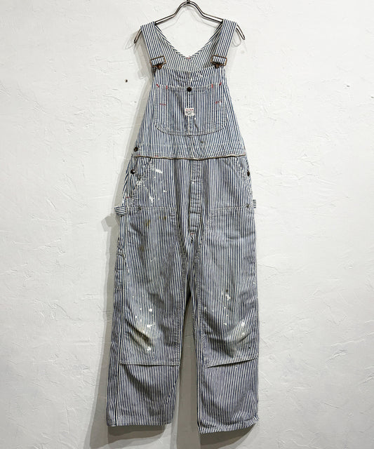 VINTAGE - BIG MAC HICKORY STRIPE BIB OVERALLS