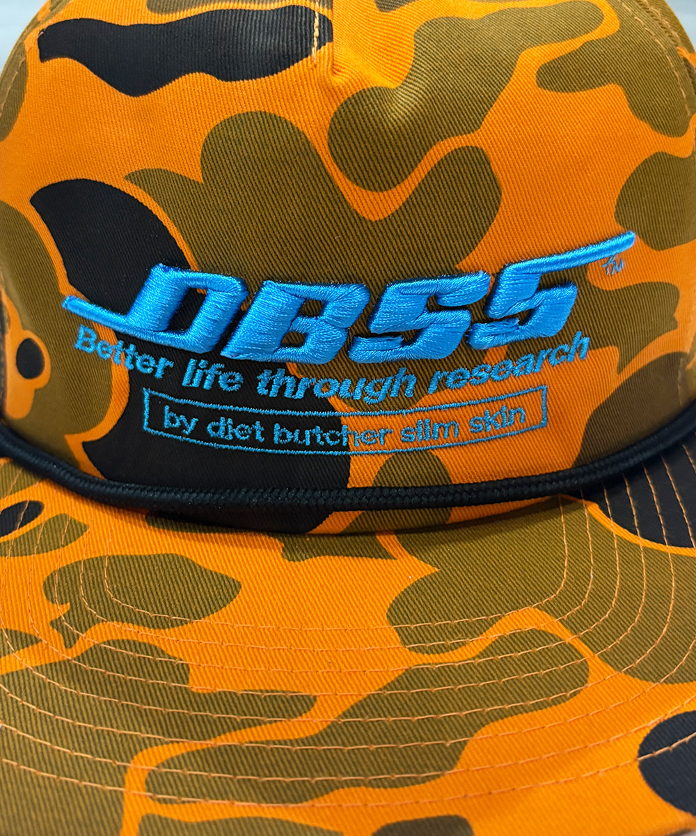 DIET BUTCHER SLIM SKIN - CAMO CAP / ORANGE - SKY BLUE ONLINE STORE PAGE | ダイエットブッチャー スリムスキン カモ キャップ / オレンジ - スカイブルー オンラインストアページ 商品画像