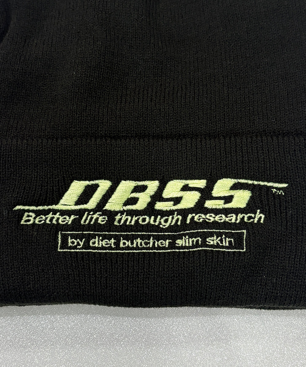 DIET BUTCHER SLIM SKIN - KNIT CAP / FLUORESCENT WHITE ONLINE STORE PAGE | ダイエットブッチャー スリムスキン ニットキャップ / フローレッセントホワイト オンラインストアページ 商品画像