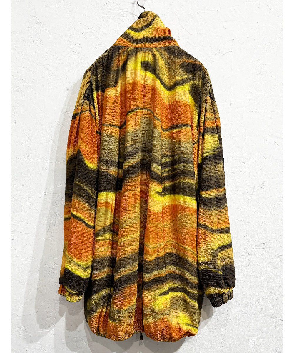 VINTAGE - MARBLE BORDER ZIP BLOUSON