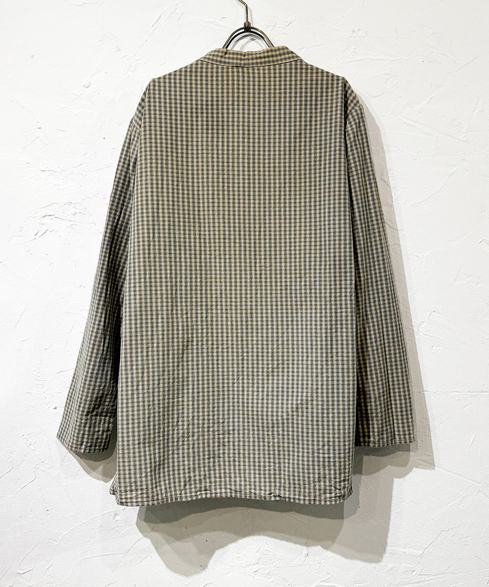 theSakaki - HAORI CHECK SHIRT ONLINE STORE PAGE | ザ サカキ - ハオリ チェック シャツ オンライン ストア ページ 商品画像