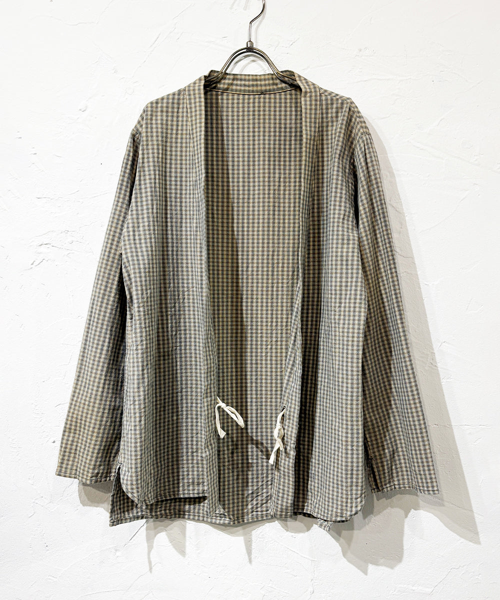 theSakaki - HAORI CHECK SHIRT ONLINE STORE PAGE | ザ サカキ - ハオリ チェック シャツ オンライン ストア ページ 商品画像