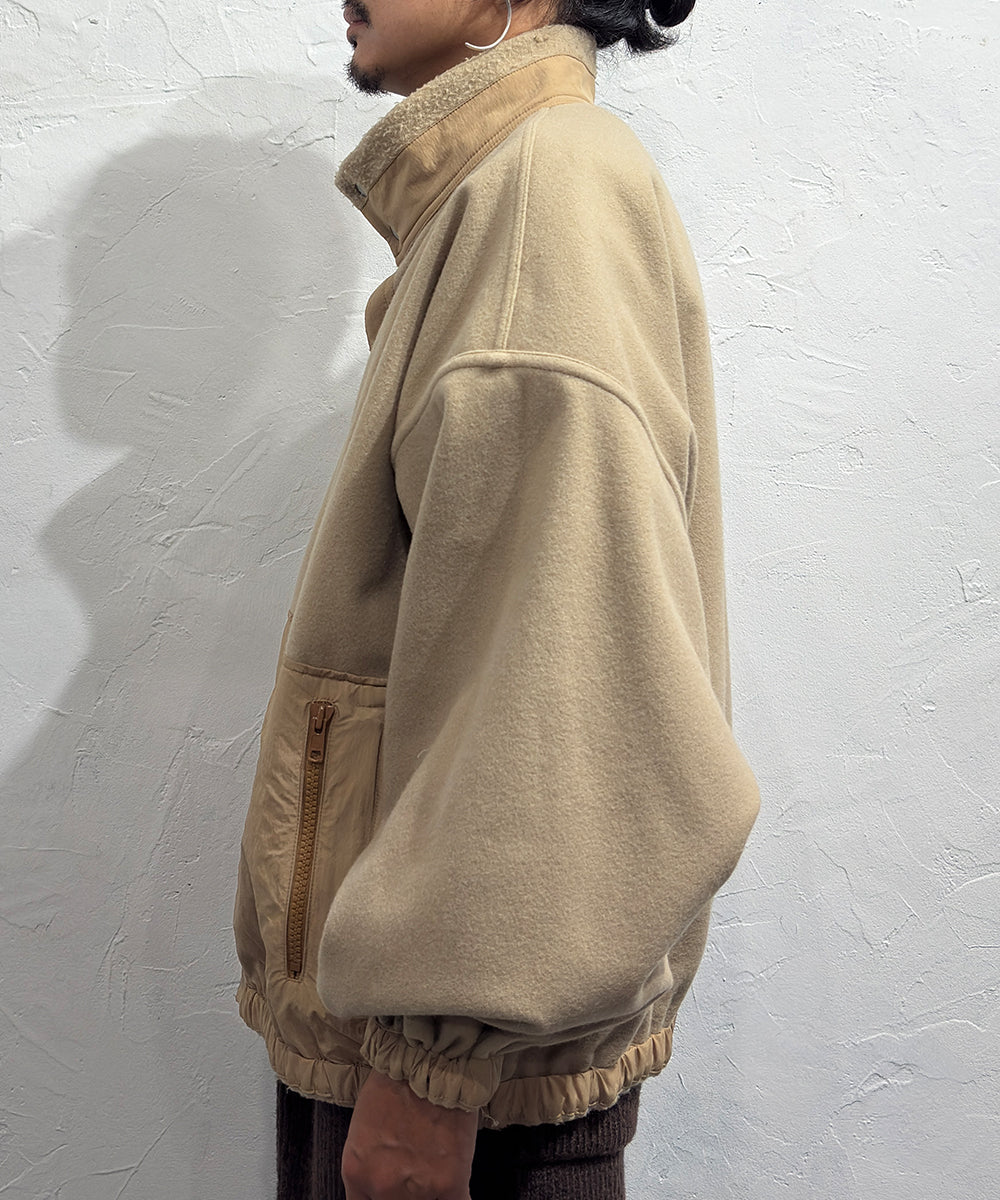 CURRENTAGE - DOUBLE LAYERED JACKET / BEIGE | DB&BAR OFFICIAL ONLINE STORE | カレンテージ - ダブル レイヤード ジャケット / ベージュ オンライン ストア ページ 商品画像