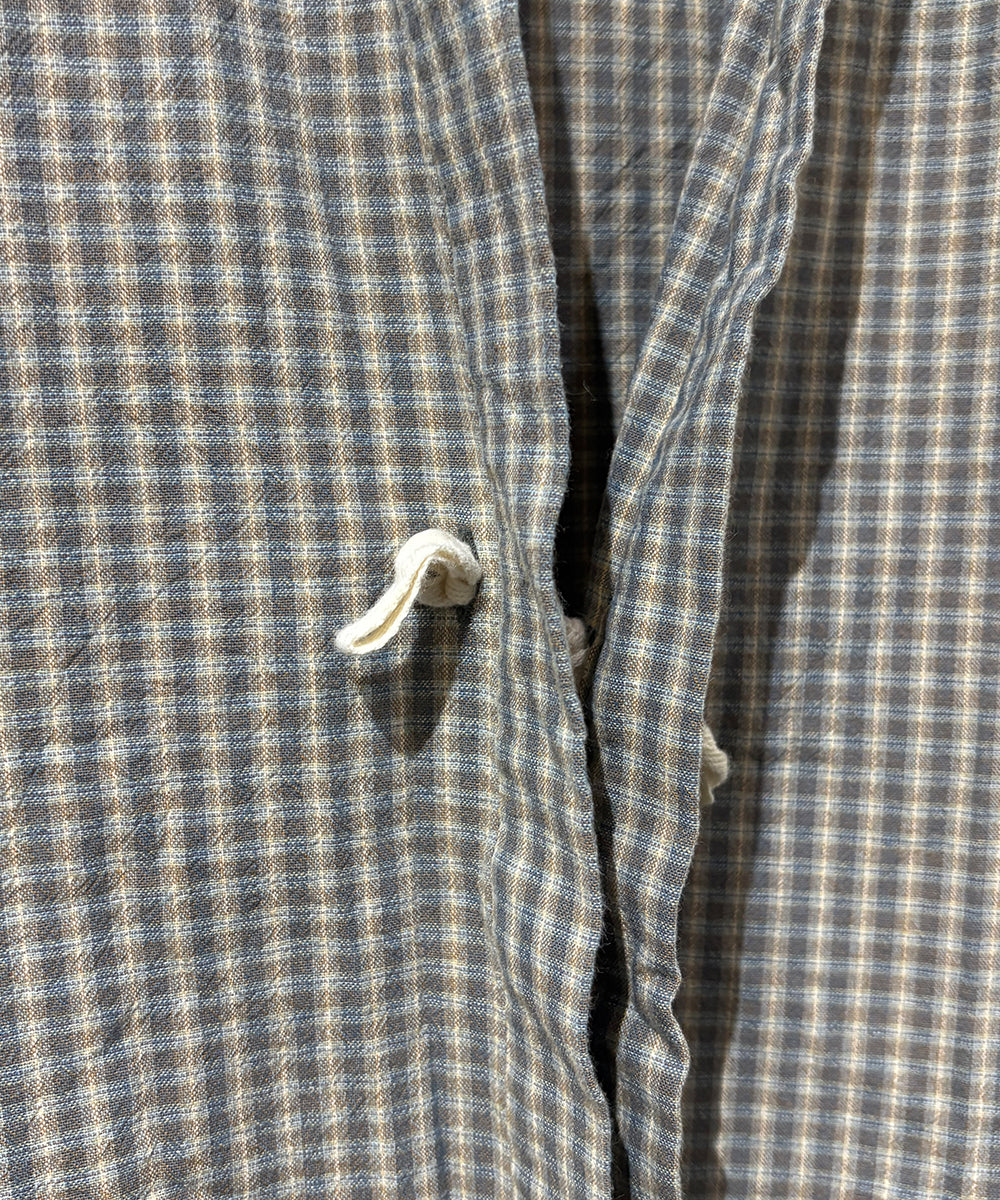 theSakaki - HAORI CHECK SHIRT ONLINE STORE PAGE | ザ サカキ - ハオリ チェック シャツ オンライン ストア ページ 商品画像