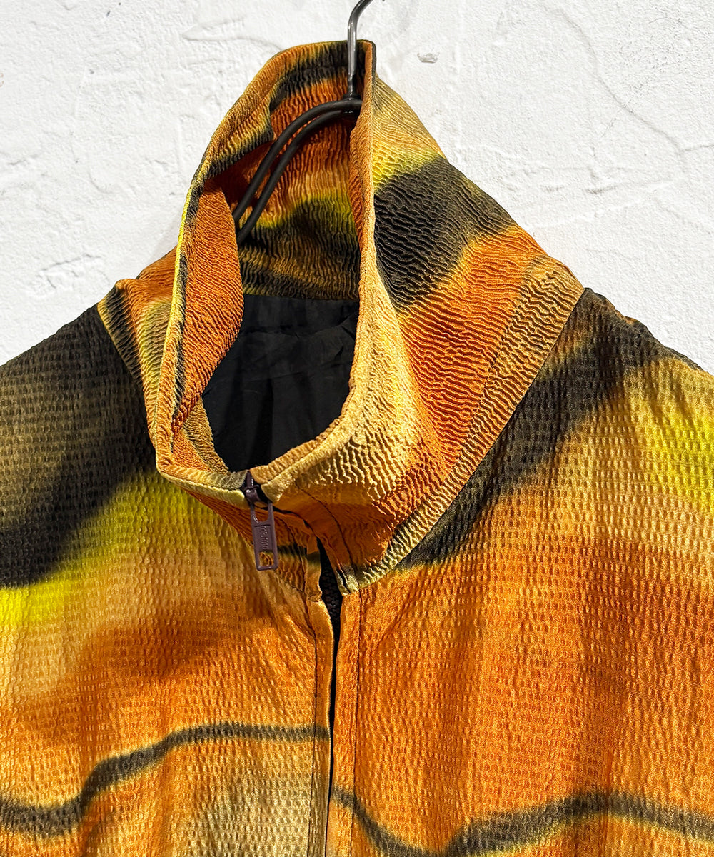 VINTAGE - MARBLE BORDER ZIP BLOUSON