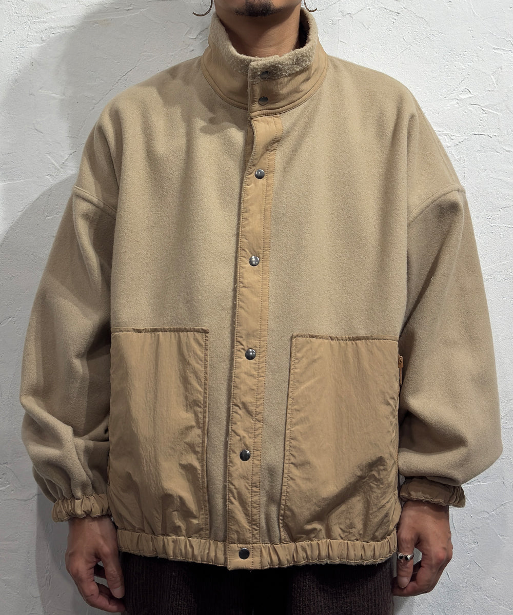 CURRENTAGE - DOUBLE LAYERED JACKET / BEIGE | DB&BAR OFFICIAL ONLINE STORE | カレンテージ - ダブル レイヤード ジャケット / ベージュ オンライン ストア ページ 商品画像