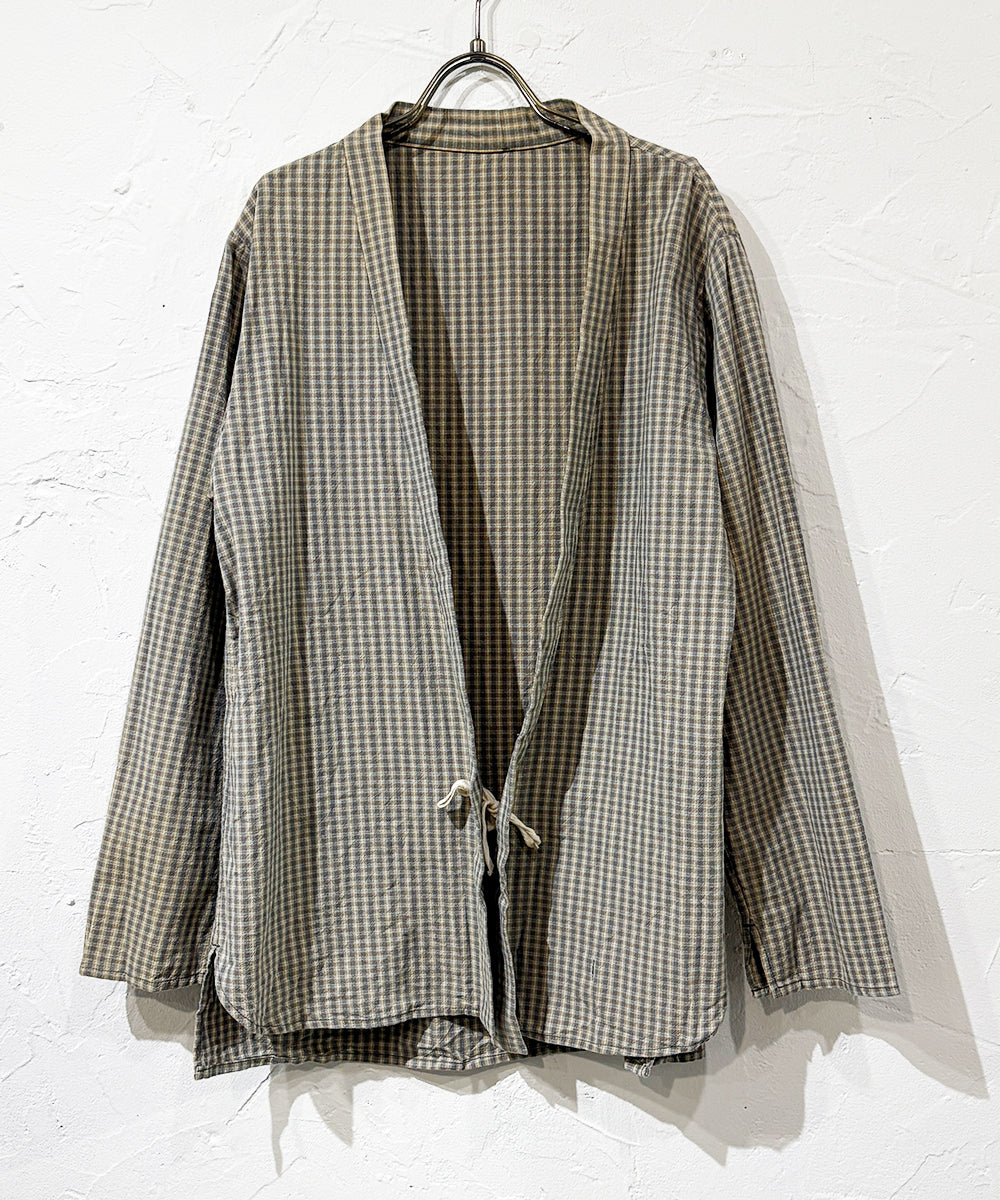 theSakaki - HAORI CHECK SHIRT ONLINE STORE PAGE | ザ サカキ - ハオリ チェック シャツ オンライン ストア ページ 商品画像