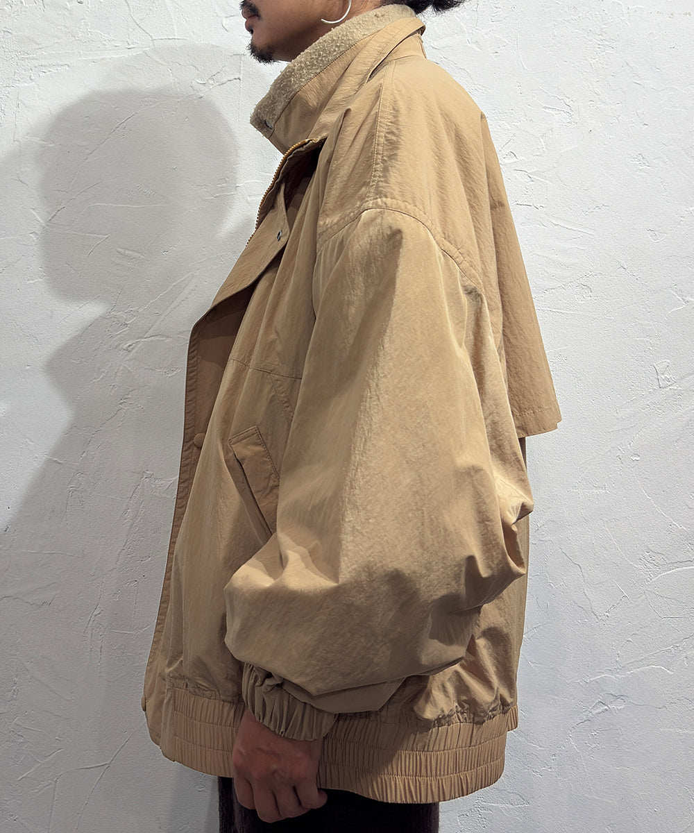CURRENTAGE - DOUBLE LAYERED JACKET / BEIGE | DB&BAR OFFICIAL ONLINE STORE | カレンテージ - ダブル レイヤード ジャケット / ベージュ オンライン ストア ページ 商品画像