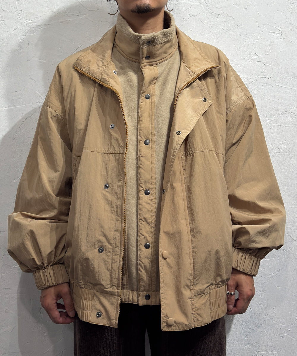 CURRENTAGE - DOUBLE LAYERED JACKET / BEIGE | DB&BAR OFFICIAL ONLINE STORE | カレンテージ - ダブル レイヤード ジャケット / ベージュ オンライン ストア ページ 商品画像