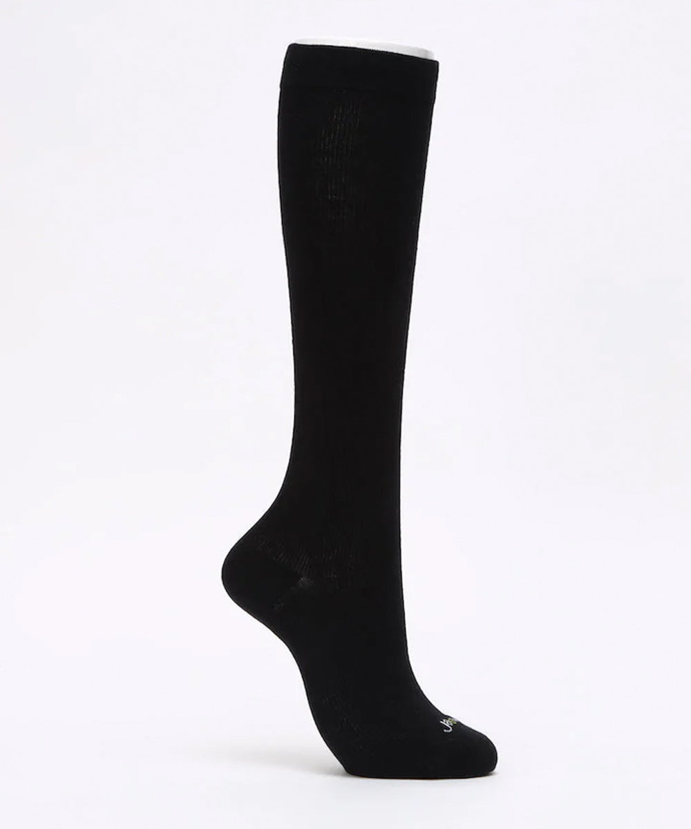 ja-vie - PIMA COTTON EVERYDAY COMPRESSION SOCKS / BLACK