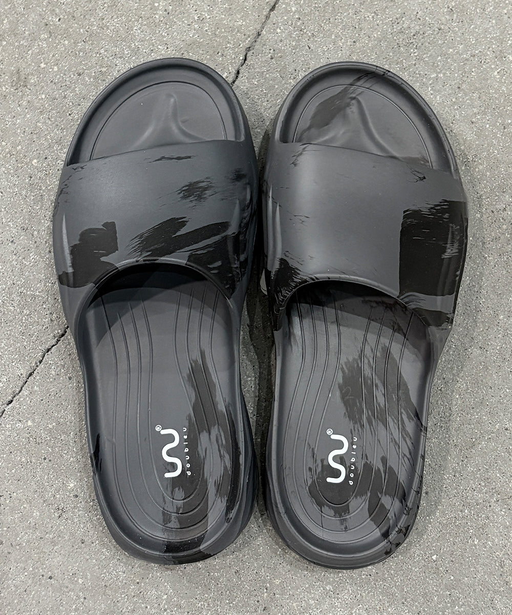 doubleu - ULTRA SPORTY SLIDE / CARBONE+BLK