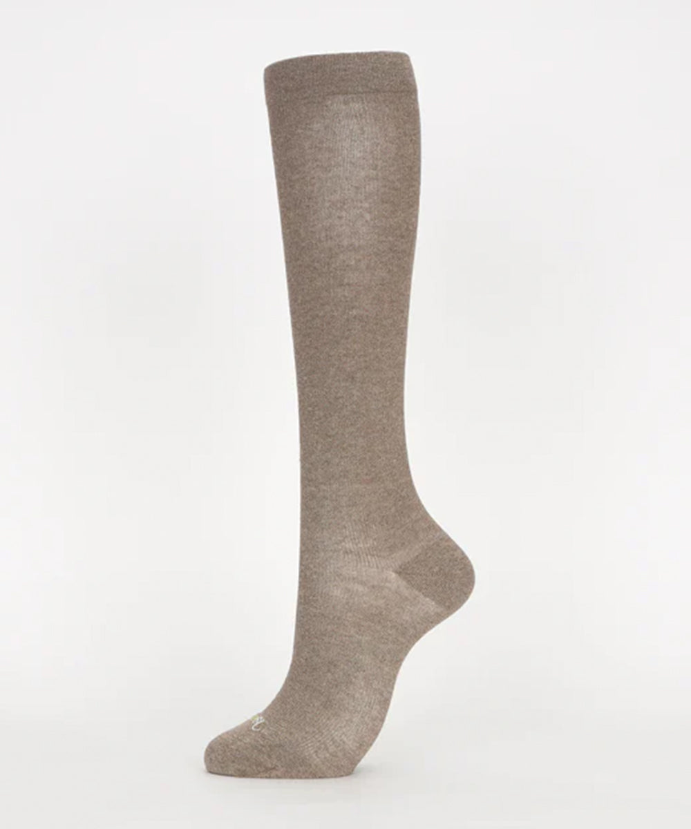 ja-vie - PIMA COTTON EVERYDAY COMPRESSION SOCKS / GOLD GLITTER