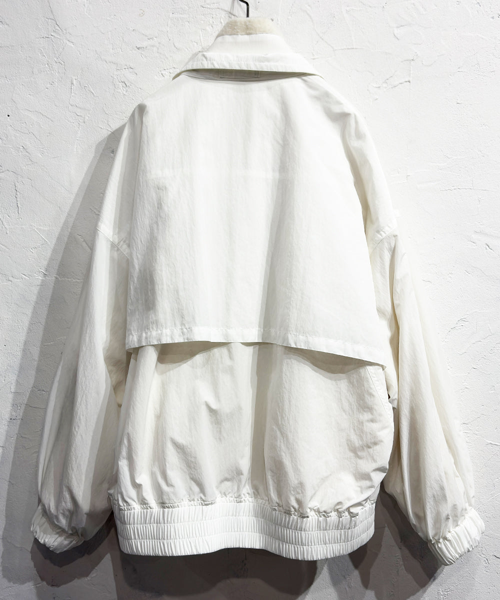 CURRENTAGE - DOUBLE LAYERED JACKET / WHITE | DB&BAR OFFICIAL ONLINE STORE | カレンテージ - ダブル レイヤード ジャケット / ホワイト オンライン ストア ページ 商品画像