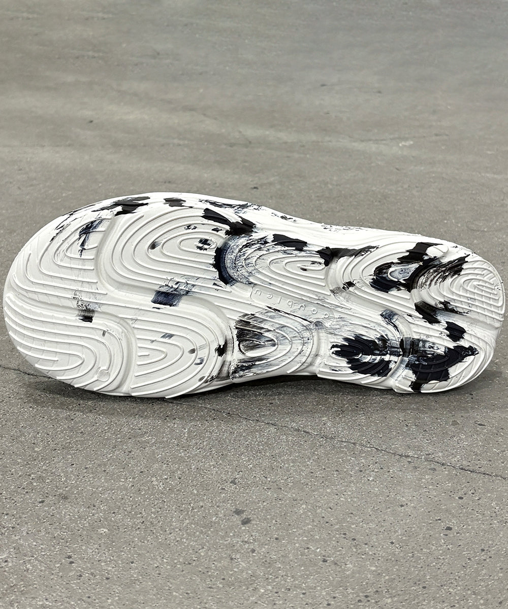 doubleu - ULTRA SPORTY SLIDE / WHT+BLUE BLK