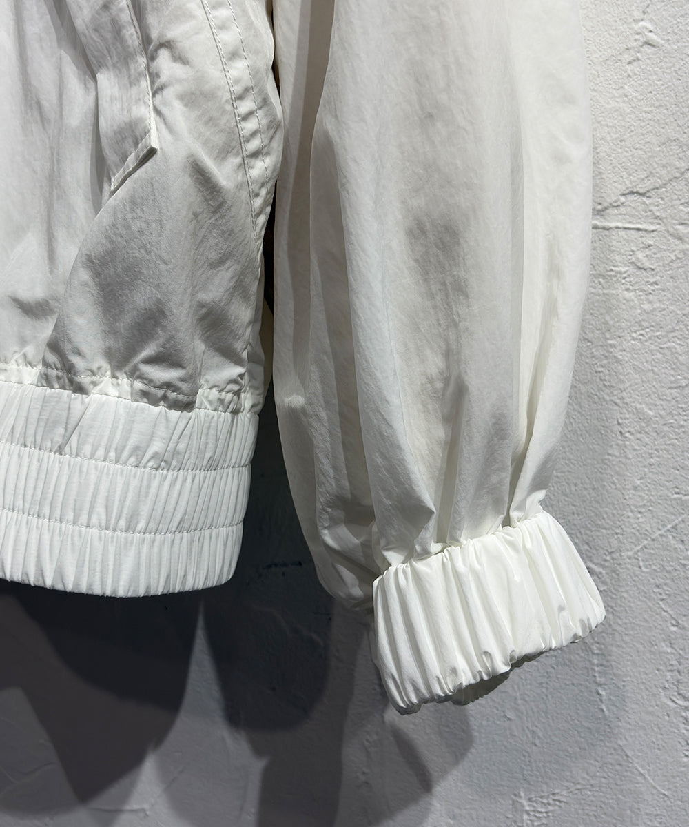 CURRENTAGE - DOUBLE LAYERED JACKET / WHITE | DB&BAR OFFICIAL ONLINE STORE | カレンテージ - ダブル レイヤード ジャケット / ホワイト オンライン ストア ページ 商品画像