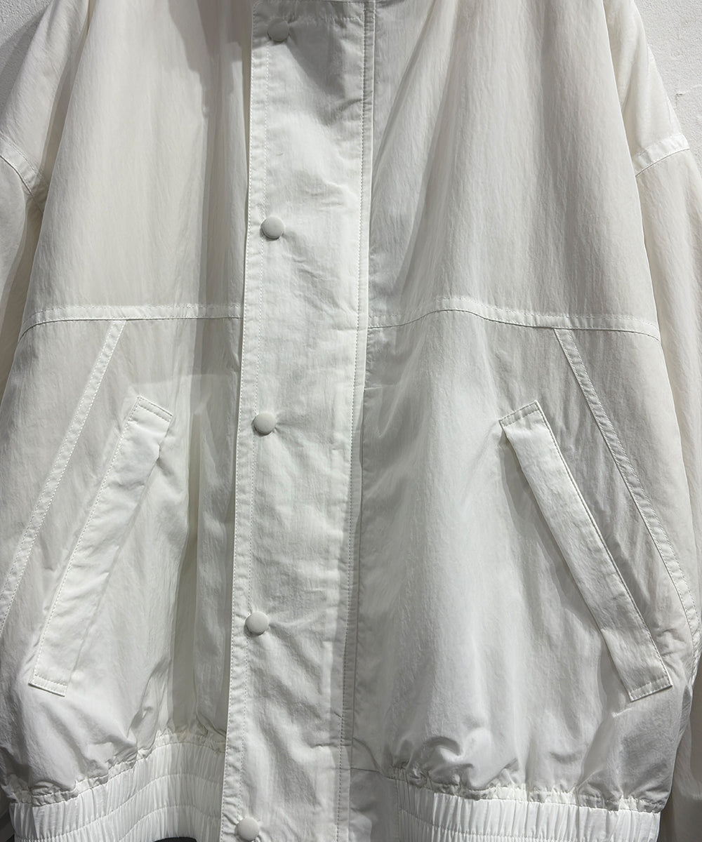 CURRENTAGE - DOUBLE LAYERED JACKET / WHITE | DB&BAR OFFICIAL ONLINE STORE | カレンテージ - ダブル レイヤード ジャケット / ホワイト オンライン ストア ページ 商品画像