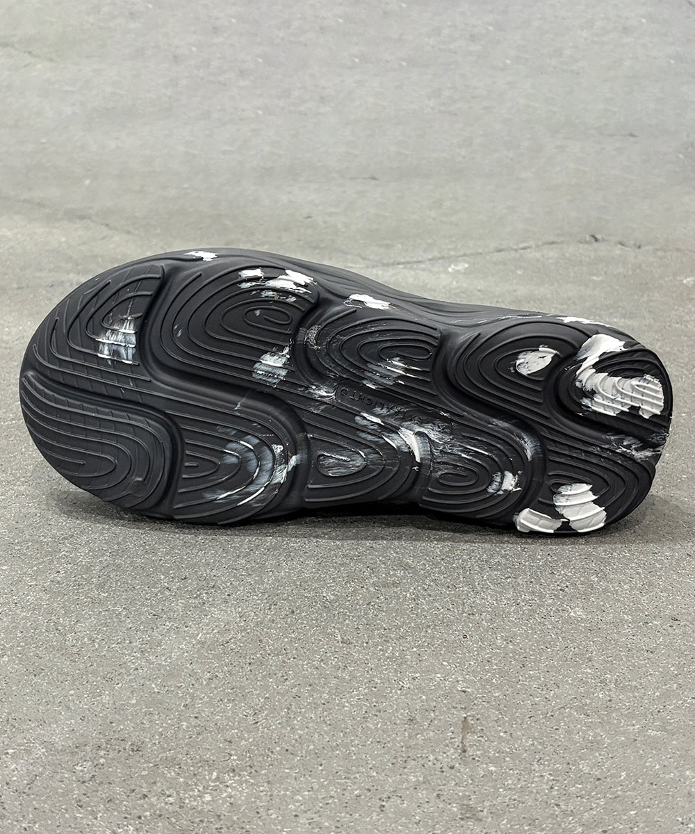 doubleu - ULTRA SPORTY SLIDE / CARBONE+WHT