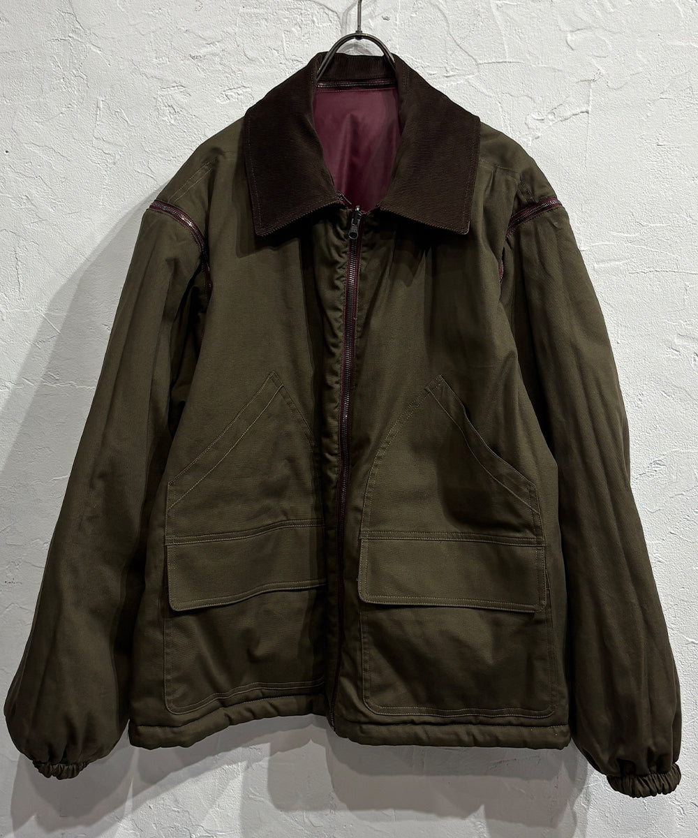 CURRENTAGE - REVERSIBLE JACKET / BORDEAUX | DB&BAR OFFICIAL ONLINE STORE | カレンテージ - リバーシブル ジャケット / ボルドー オンライン ストア ページ 商品画像