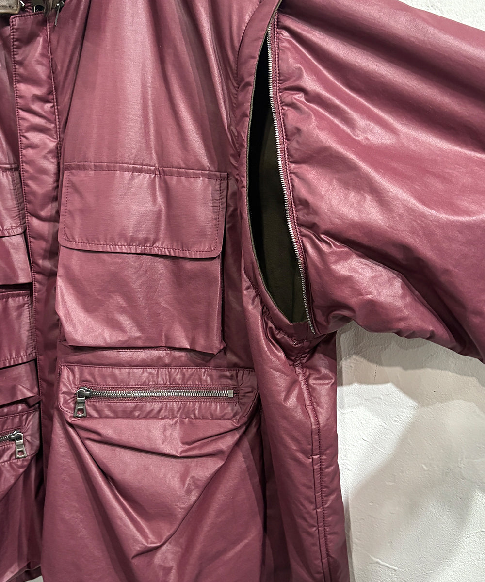 CURRENTAGE - REVERSIBLE JACKET / BORDEAUX | DB&BAR OFFICIAL ONLINE STORE | カレンテージ - リバーシブル ジャケット / ボルドー オンライン ストア ページ 商品画像