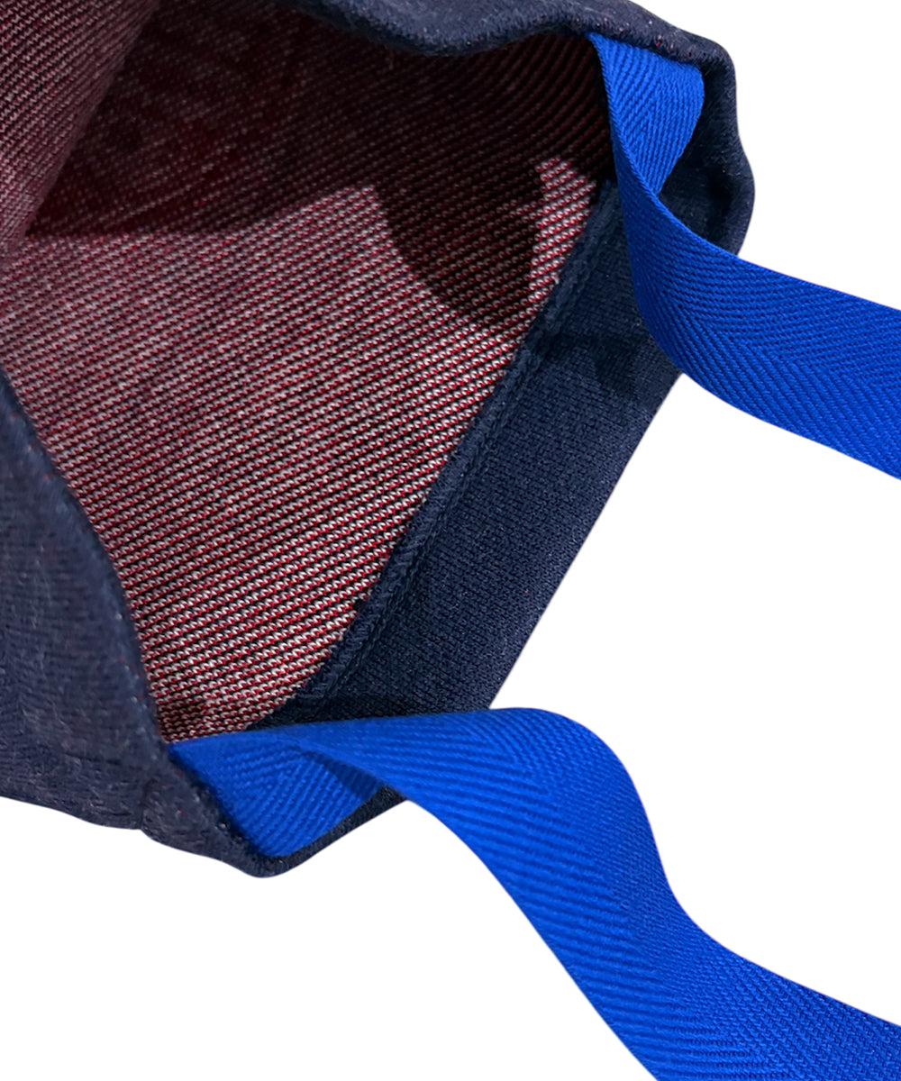 BOY - KNIT SHOULDER BAG / NAVY ONLINE STORE PAGE | ボーイ - ニット ショルダー バッグ / ネイビー オンライン ストア ページ 商品画像