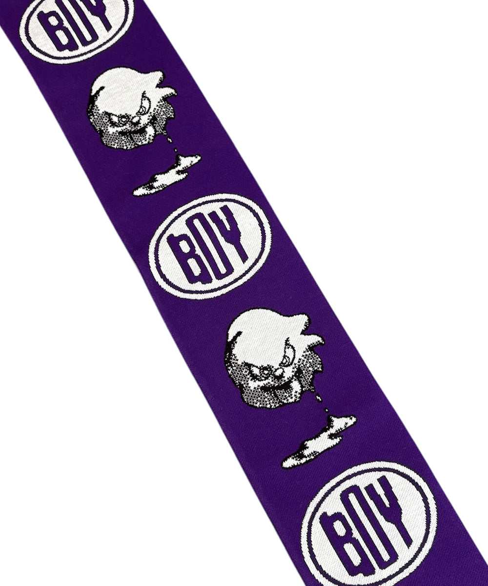 BOY - KNIT SCARF / PURPLE ONLINE STORE PAGE | ボーイ - ニットマフラー/ パープル オンライン ストア ページ 商品画像
