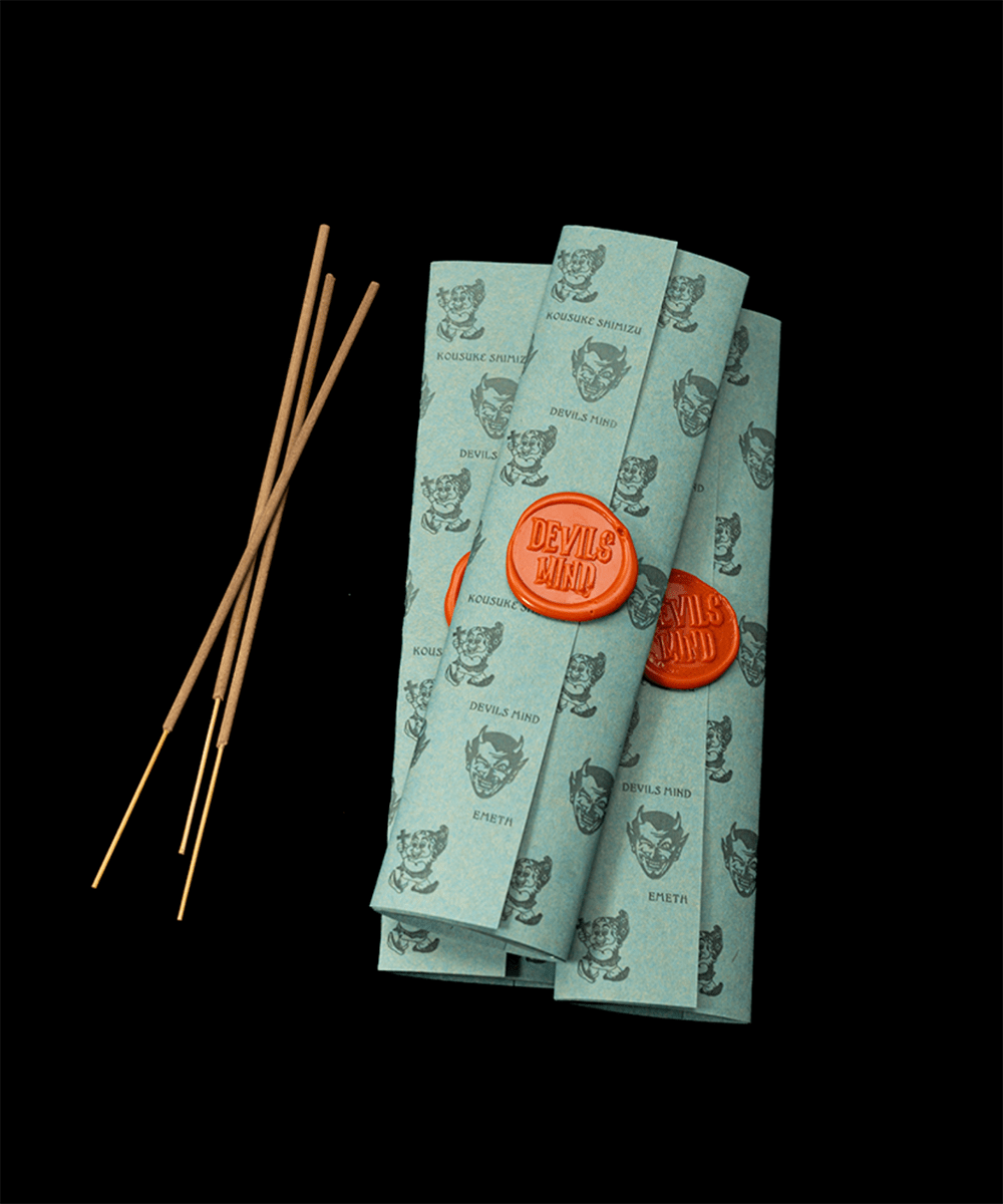 【20%OFF】DB&BAR限定SET emeth × KOUSUKE SHIMIZU - DEVILS MIND INCENSE CHAMBER BLACK - DB&BAR