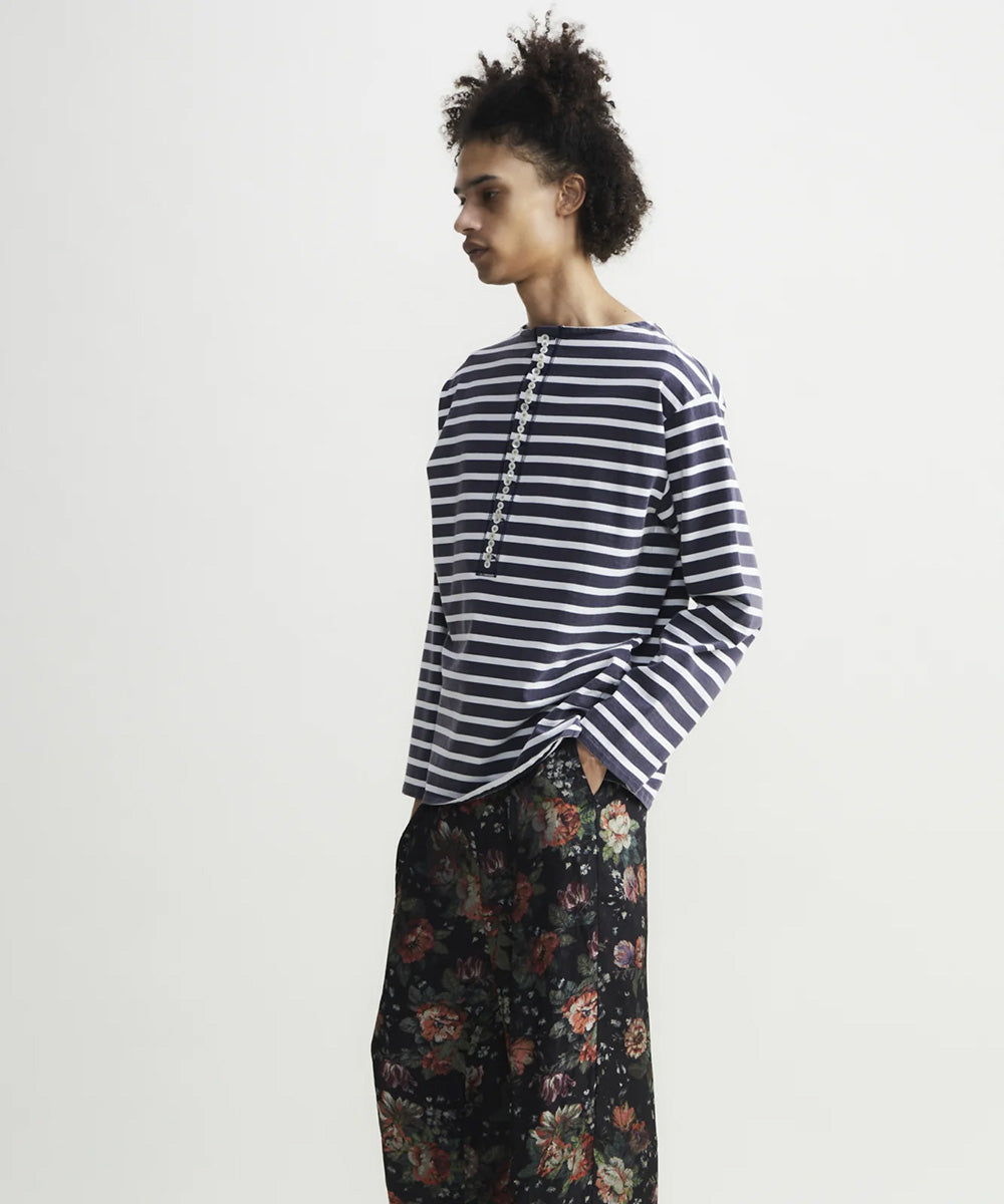 CURRENTAGE - Pearly king&Queen henley neck shirt