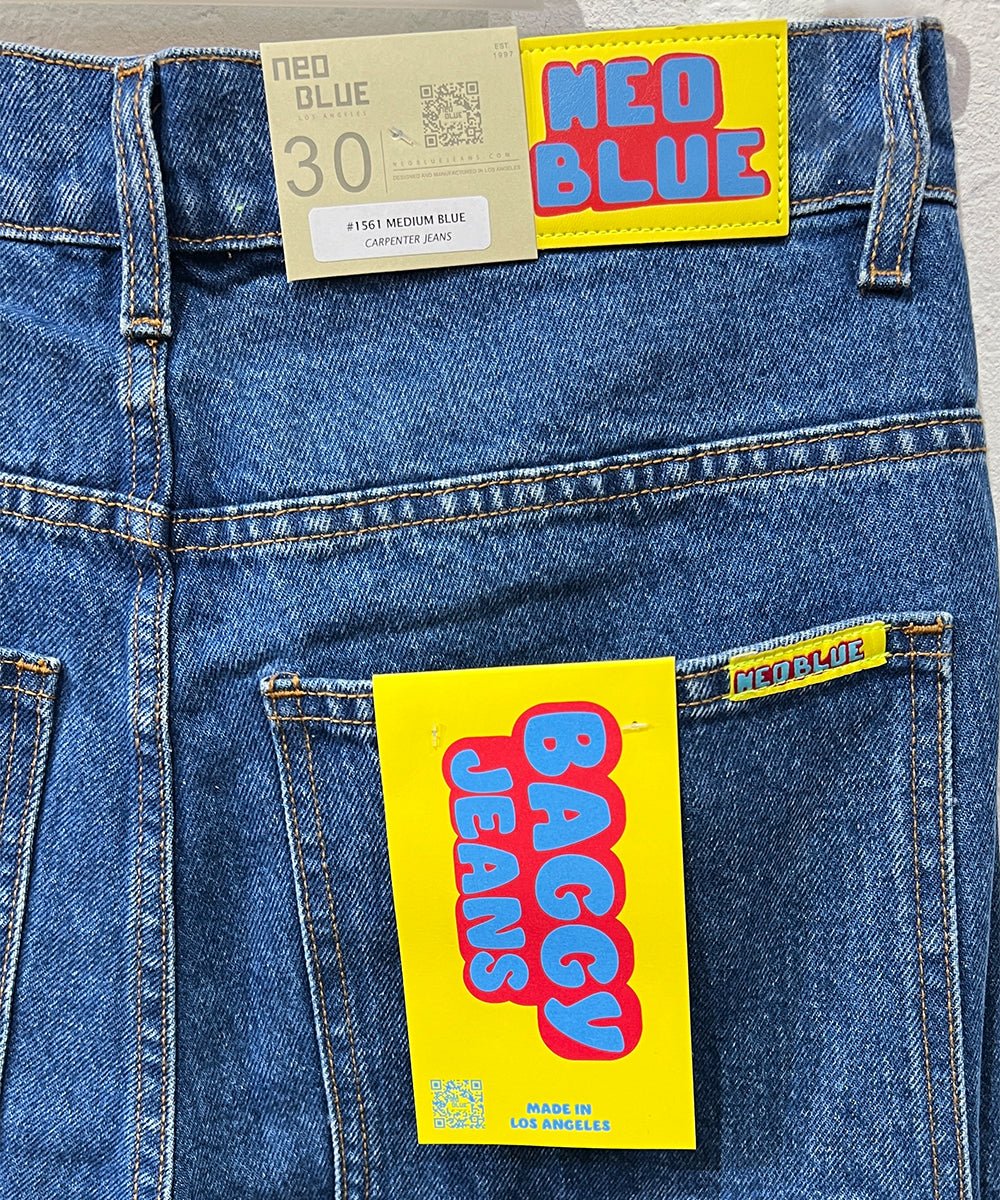 【40%OFF】NEO BLUE - Baggy Carpenter Jeans_MEDIUM INDIGO - DB&BAR