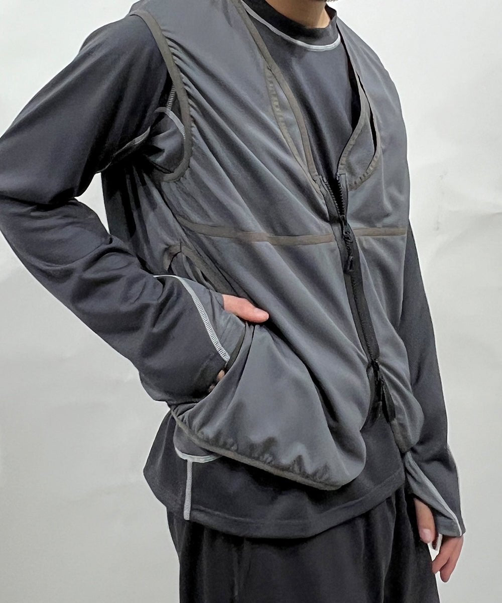【50%OFF】ANDER ATHLETIC - DRY LAYER VEST SMOKE - DB&BAR