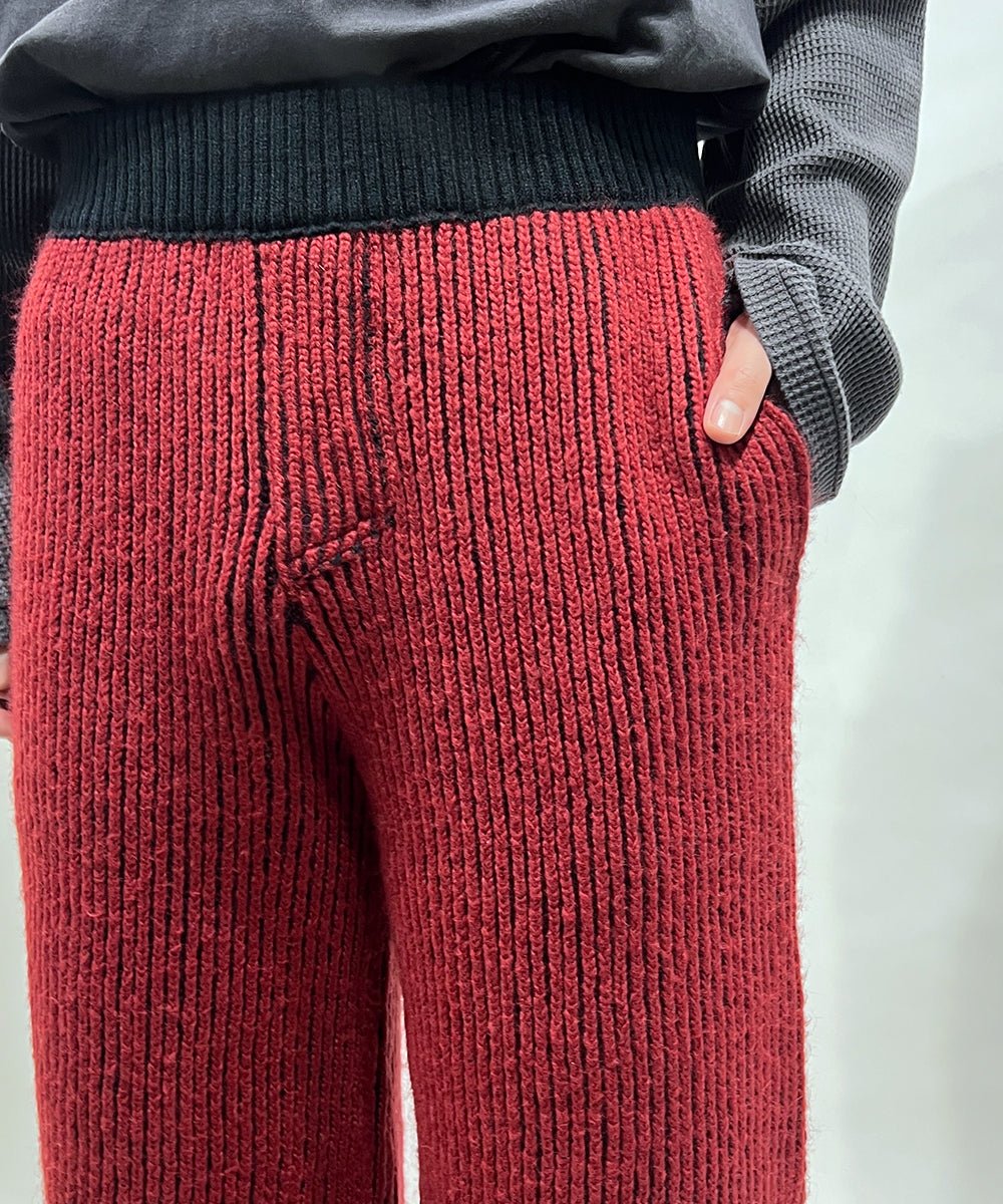 【50%OFF】ISA BOULDER - ROVER TWISTY REVERSIBLE STRIPES PANTS LAVA - DB&BAR