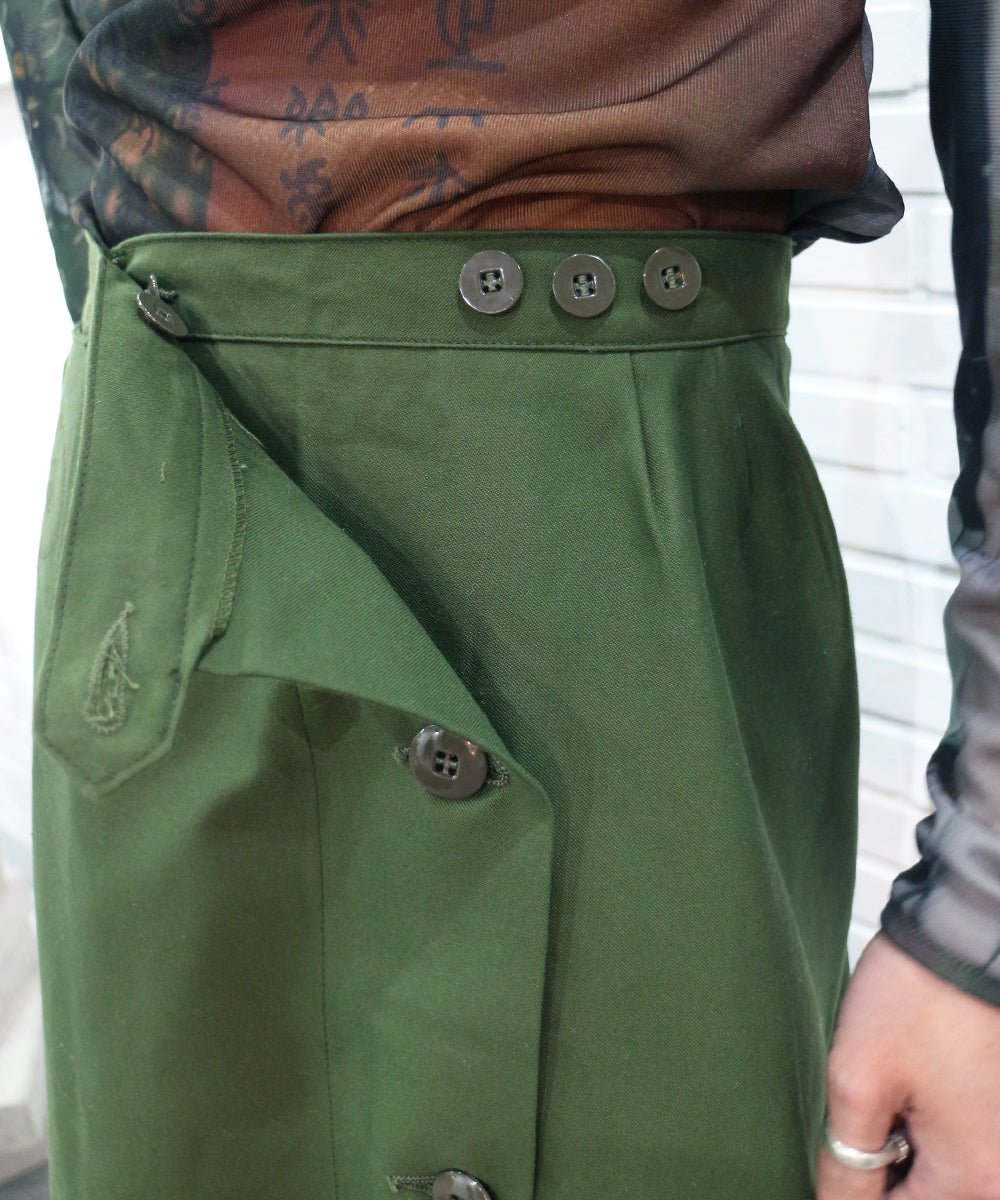 【50%OFF】REMAKE MILITARY M59 KILT SKIRT - DB&BAR