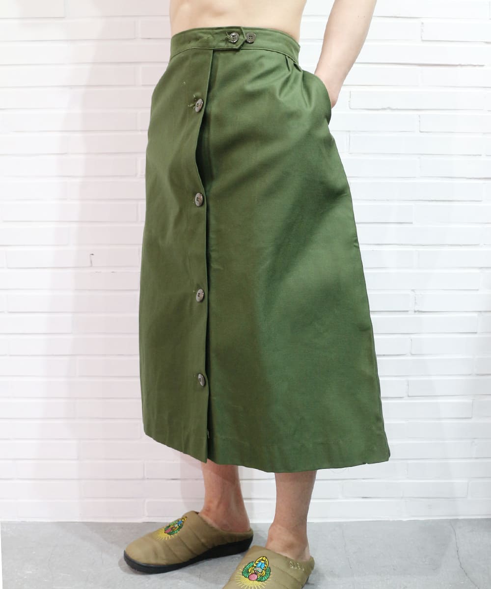 【50%OFF】REMAKE MILITARY M59 KILT SKIRT - DB&BAR